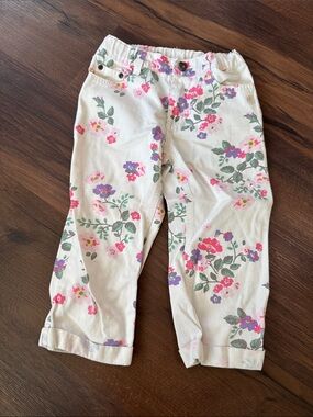 Carhartt Girls Floral Rolled Cuff Pants